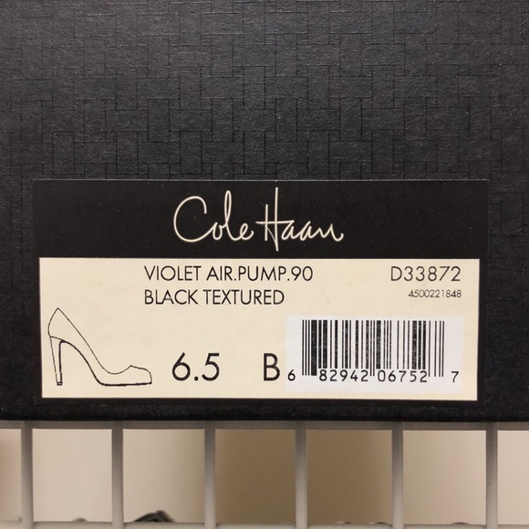 Cole haan black pumps with Nike air insole 6.5 - Picture 7 of 7